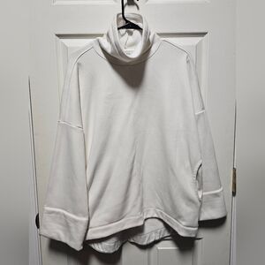 Athleta Women's Cozy Lined Hi-Low Hem Oversized Sweatshirt - Size Small